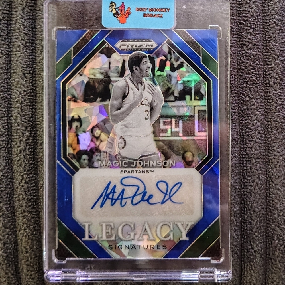 Panini Legacy Signatures Trading Card - Blue and Silver